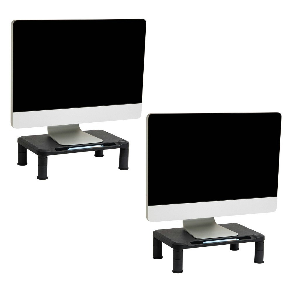 Mind Reader Adjustable Monitor Stand 2-Pack: $39.99 Mind Reader Adjustable Monitor Stand 2-Pack: $39.99