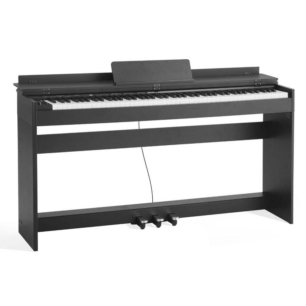 88-Key Weighted Digital Piano with Stand and Triple Pedal: $306.99