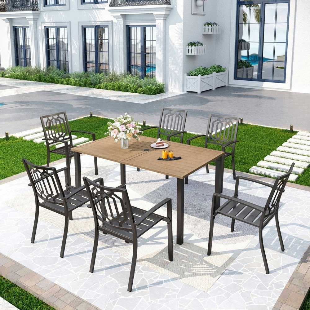 Captiva Designs 7-Piece Patio Dining Set: $529.99