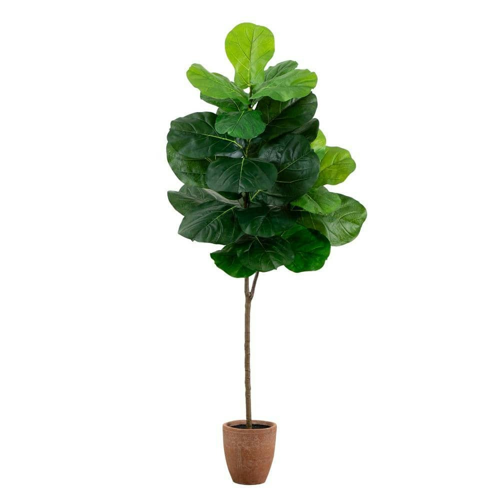 6-Foot Artificial Fiddle Leaf Fig Tree: $86.98 6-Foot Artificial Fiddle Leaf Fig Tree: $86.98