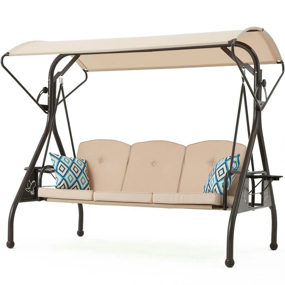78.8-Inch 3-Person Metal Patio Swing: $283.52 78.8-Inch 3-Person Metal Patio Swing: $283.52