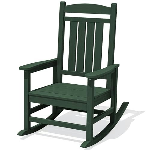 Kingyes Oversized Outdoor Rocking Chair: $90.24