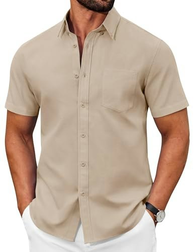 Coofandy Men's Short Sleeve Oxford Shirt: $19.99 Coofandy Men's Short Sleeve Oxford Shirt: $19.99