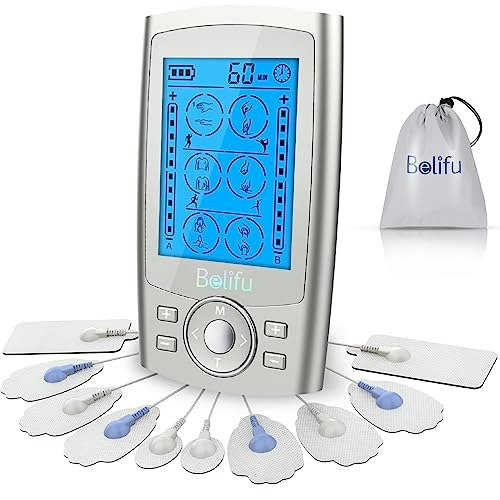 Belifu Dual Channel TENS EMS 24-Mode Muscle Stimulator 10-Pack: $24.64 Belifu Dual Channel TENS EMS 24-Mode Muscle Stimulator 10-Pack: $24.64