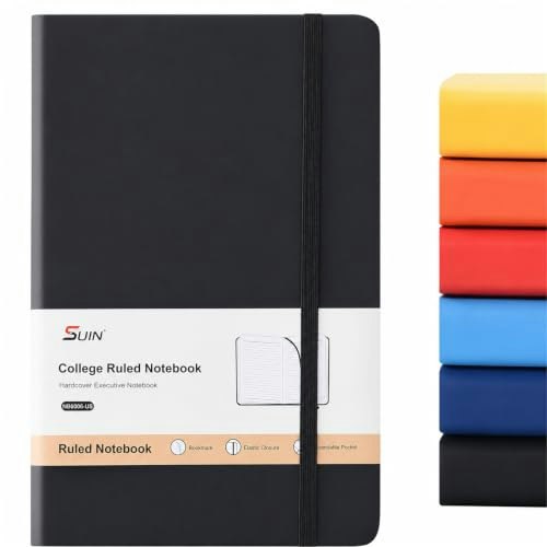 Suin A5 Hardcover Lined Journal Notebook: $6.59 Suin A5 Hardcover Lined Journal Notebook: $6.59