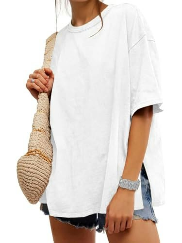 Unclecat Women's Oversized Short Sleeve T-Shirt: $16.14 Unclecat Women's Oversized Short Sleeve T-Shirt: $16.14