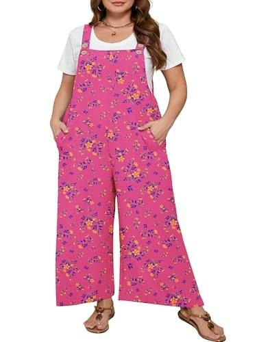 AusLook Women's Wide Leg Overalls: $19.98