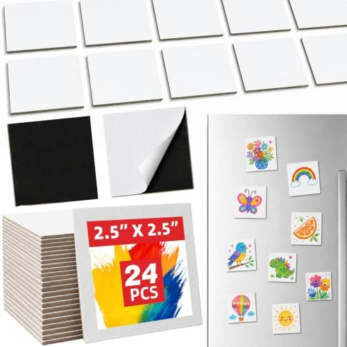 Conda 2.5" x 2.5" Mini Magnetic Canvas Panels 24-Pack: $8.48 Conda 2.5" x 2.5" Mini Magnetic Canvas Panels 24-Pack: $8.48