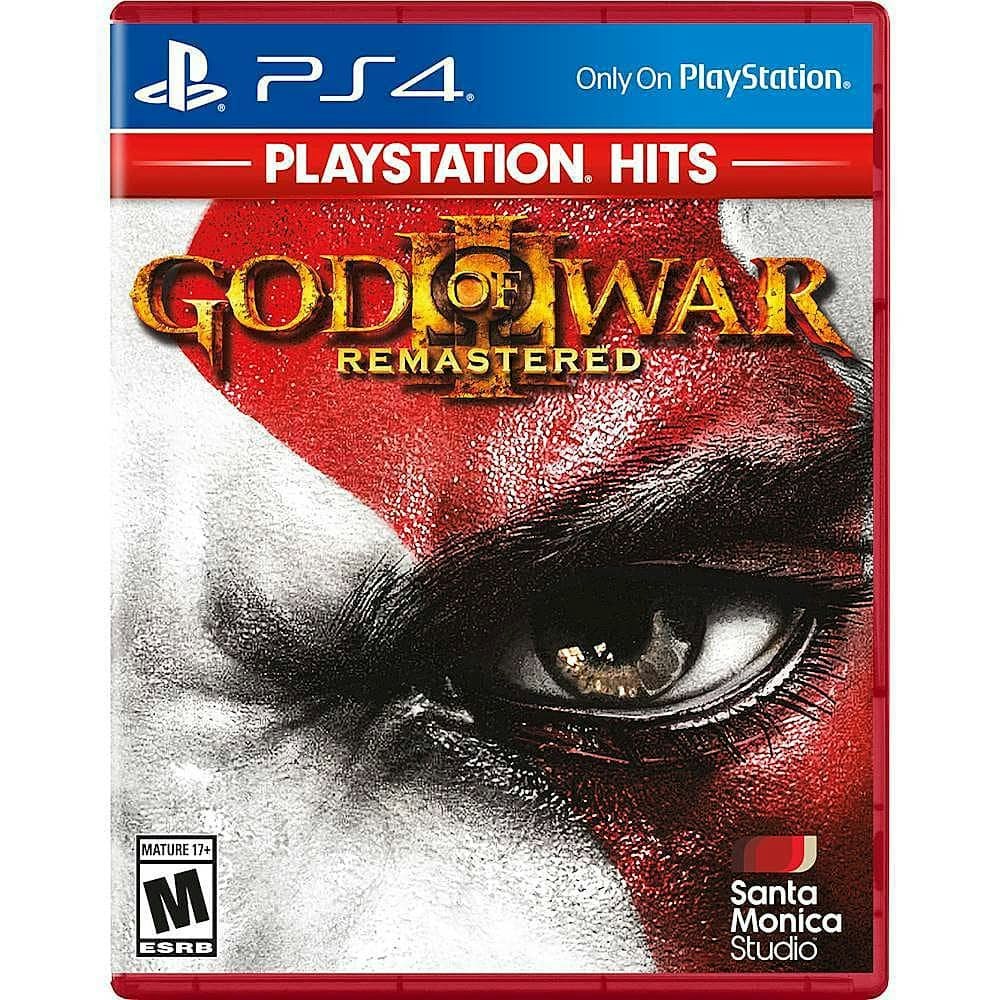 God of War III Remastered for PlayStation 4: $19.99 God of War III Remastered for PlayStation 4: $19.99