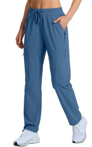 Hugut Women's Lightweight Hiking Cargo Safari Pants: $31.43 Hugut Women's Lightweight Hiking Cargo Safari Pants: $31.43