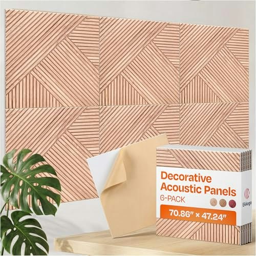 Ekkogo XL 71" x 47" Acoustic Wall Panels 6-Pack: $65.44 Ekkogo XL 71" x 47" Acoustic Wall Panels 6-Pack: $65.44