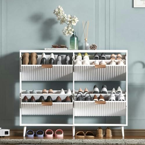 Qivomix 4-Drawer Freestanding Shoe Cabinet: $169.99 Qivomix 4-Drawer Freestanding Shoe Cabinet: $169.99