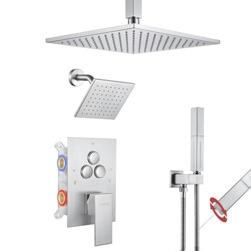 Vanfoxle Brushed Nickel Shower Faucet System: $210.93 Vanfoxle Brushed Nickel Shower Faucet System: $210.93