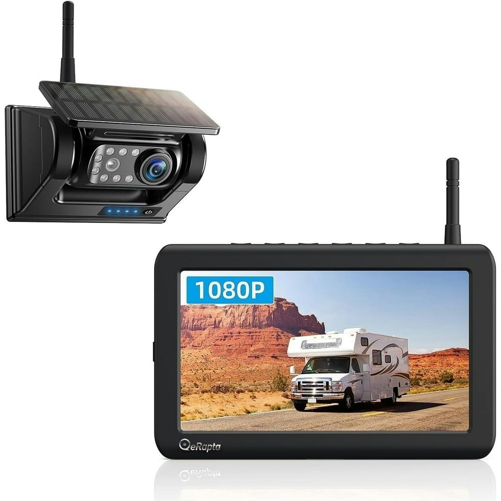 eRapta ATYX7 7-Inch 1080P Wireless Magnetic Solar Backup Camera and DVR Monitor: $159.99 eRapta ATYX7 7-Inch 1080P Wireless Magnetic Solar Backup Camera and DVR Monitor: $159.99