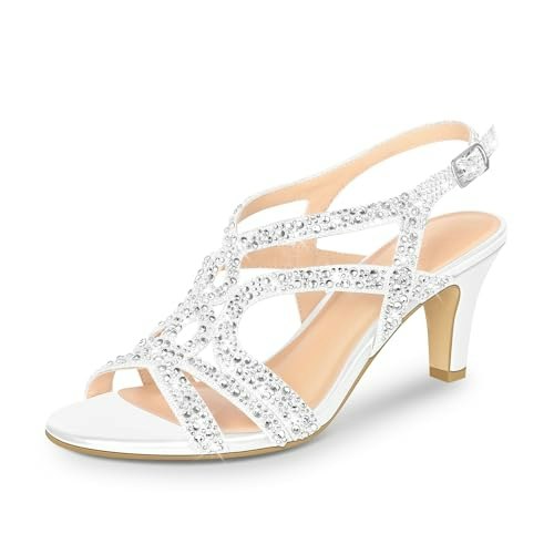 Pizz Annu Women's Amelia Crystal Slingback High Heel Sandals: $39.94 Pizz Annu Women's Amelia Crystal Slingback High Heel Sandals: $39.94