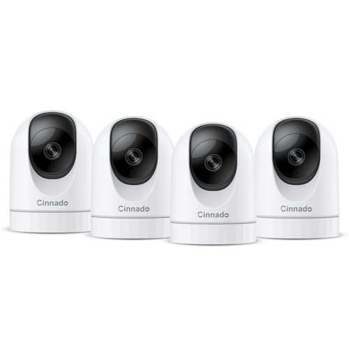 Cinnado D1 2K Indoor Home Security Camera 4-Pack: $49.99