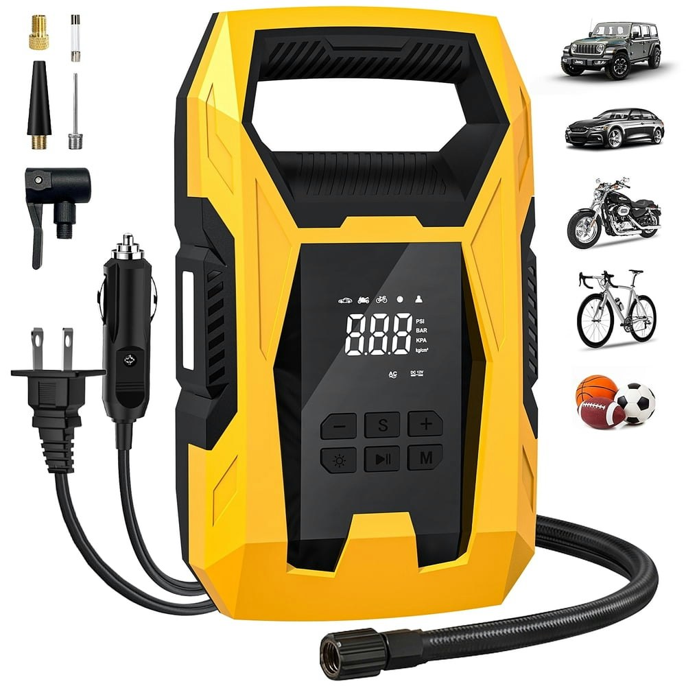 Carsun AC/DC Portable Tire Inflator Air Compressor: $34.99 Carsun AC/DC Portable Tire Inflator Air Compressor: $34.99