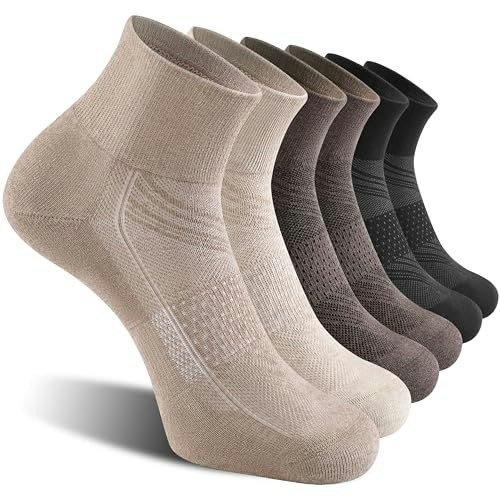 CelerSport Men's Cushioned Ankle Socks 6-Pack: $17.99