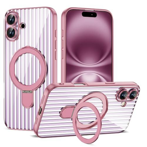 Etpesok Striped iPhone 16 Case: $25.49 Etpesok Striped iPhone 16 Case: $25.49