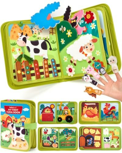 Hahaland Busy Book for Toddlers: $27.99 Hahaland Busy Book for Toddlers: $27.99