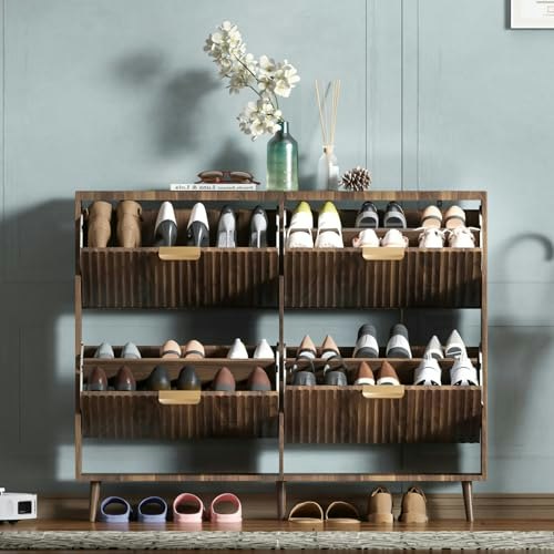 Qivomix 4-Drawer Freestanding Shoe Cabinet: $152.99 Qivomix 4-Drawer Freestanding Shoe Cabinet: $152.99