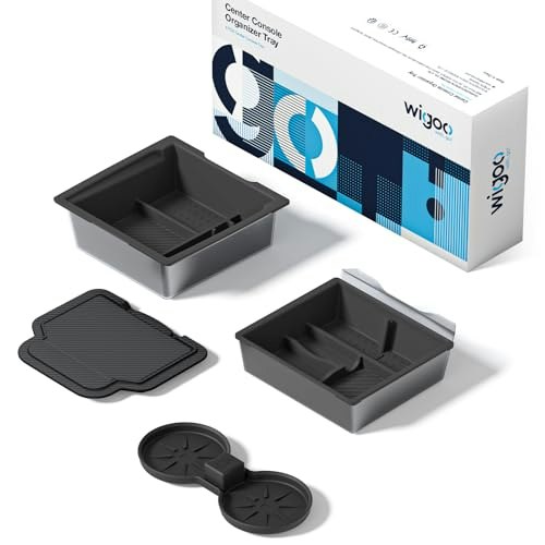 Wigoo Tesla Model Y and Model 3 Center Console Organizer 4-Pack: $33.99 Wigoo Tesla Model Y and Model 3 Center Console Organizer 4-Pack: $33.99