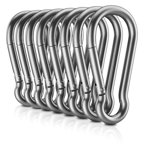 304 Stainless Steel Carabiner Clips 8-Pack: $8.49 304 Stainless Steel Carabiner Clips 8-Pack: $8.49