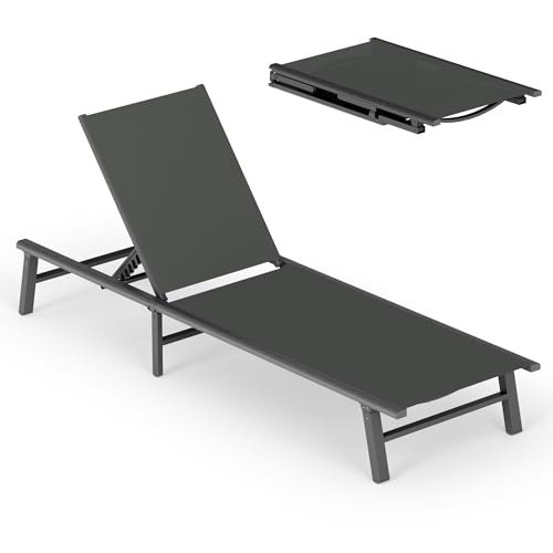 Ciokea Foldable 5-Position Outdoor Lounge Chair: $114.96 Ciokea Foldable 5-Position Outdoor Lounge Chair: $114.96