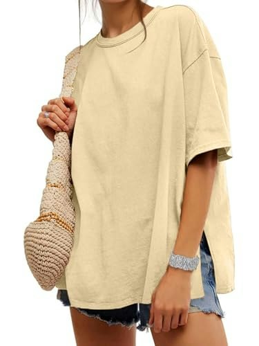 Unclecat Women's Oversized Short Sleeve T-Shirt: $16.14 Unclecat Women's Oversized Short Sleeve T-Shirt: $16.14