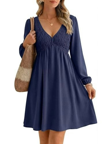 BerryGo Women's Long Sleeve Mini Dress: $32.88