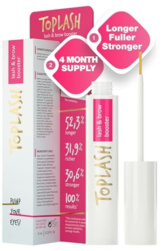 Toplash Eyelash and Brow Growth Serum 0.10-fl. oz.: $20.54 Toplash Eyelash and Brow Growth Serum 0.10-fl. oz.: $20.54