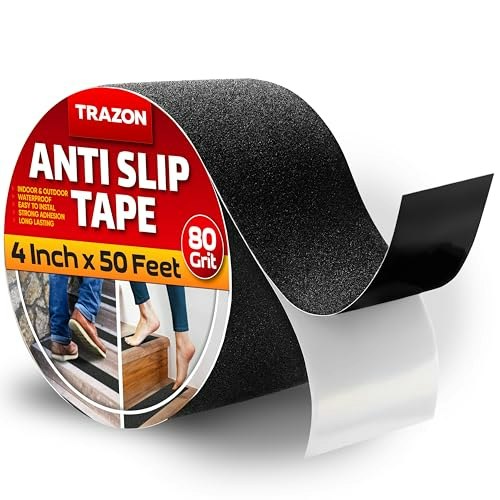 4-Inch x 50-Foot Heavy Duty Anti-Slip Grip Tape Roll: $14.95