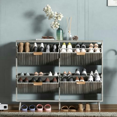 Qivomix 4-Drawer Freestanding Shoe Cabinet: $169.99 Qivomix 4-Drawer Freestanding Shoe Cabinet: $169.99