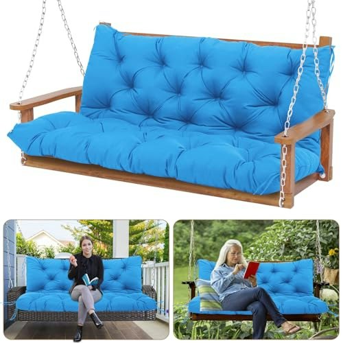 KGOSAUO 60-Inch 3-Seater Waterproof Porch Swing Cushion: $22.09 KGOSAUO 60-Inch 3-Seater Waterproof Porch Swing Cushion: $22.09
