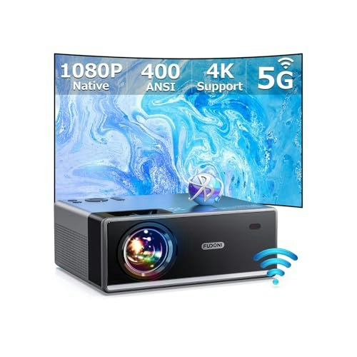 Fudoni Native 1080p WiFi Bluetooth Projector: $79.97 Fudoni Native 1080p WiFi Bluetooth Projector: $79.97