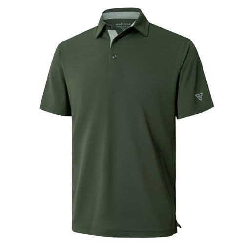 Maelreg Men's Moisture Wicking Golf Polo Shirt: $19.95 Maelreg Men's Moisture Wicking Golf Polo Shirt: $19.95