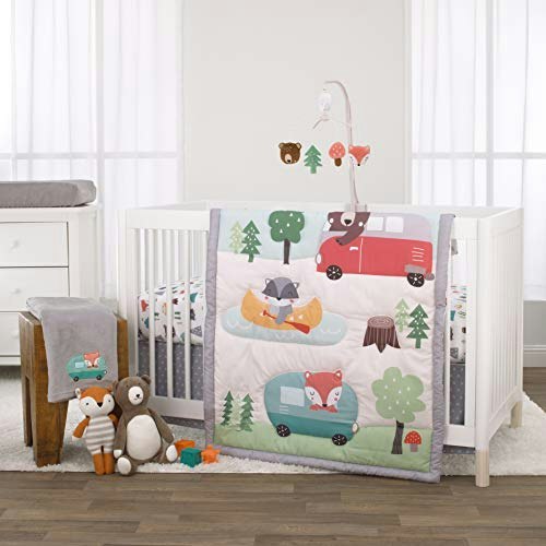 Little Love by NoJo Retro Happy Camper 3-Piece Crib Bedding Set: $51.61 Little Love by NoJo Retro Happy Camper 3-Piece Crib Bedding Set: $51.61