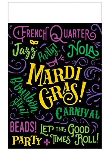 Amscan Mardi Gras Plastic Table Covers 3-Pack: $4.42