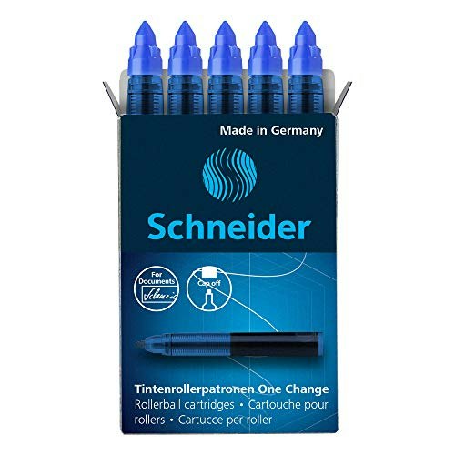 Schneider One Change Rollerball Refill Cartridges 5-Pack: $3.97