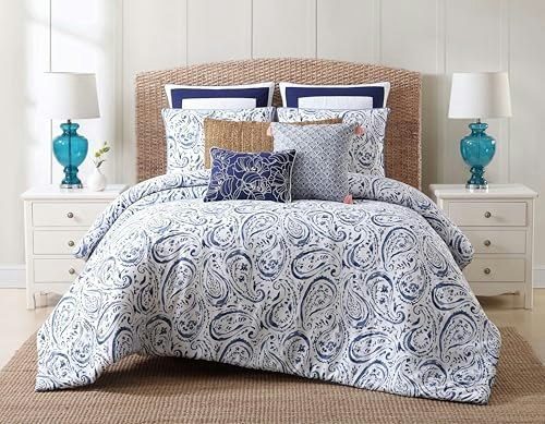 Oceanfront Resort Indienne Paisley Cotton 3-Piece King Duvet Set: $56.99 Oceanfront Resort Indienne Paisley Cotton 3-Piece King Duvet Set: $56.99