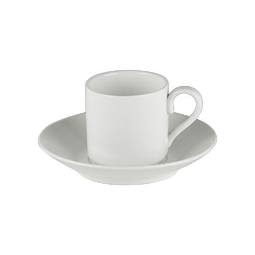 10 Strawberry Street Rene 3-oz. Porcelain Espresso Cup and Saucer 6-Piece Set: $28.17
