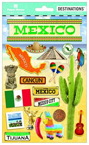 Paper House Productions Mexico 2D Stickers 3-Pack: $9.84 Paper House Productions Mexico 2D Stickers 3-Pack: $9.84