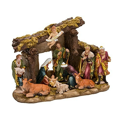 Kurt Adler 11-Piece Nativity Set with Stable: $43.92 Kurt Adler 11-Piece Nativity Set with Stable: $43.92