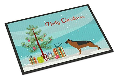 Caroline's Treasures German Shepherd Merry Christmas Tree 18x27-Inch Doormat: $21.28 Caroline's Treasures German Shepherd Merry Christmas Tree 18x27-Inch Doormat: $21.28