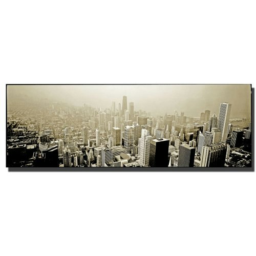Trademark Fine Art Chicago Skyline Canvas Art 12x32-Inch: $36.56