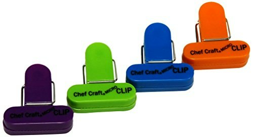 Chef Craft Plastic Micro Bag Clips 4-Pack: $5.24 Chef Craft Plastic Micro Bag Clips 4-Pack: $5.24