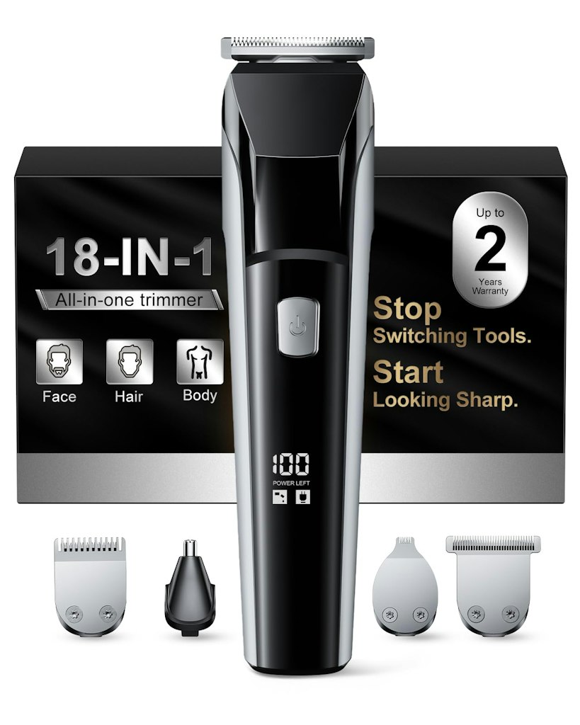 YGZ Men's 4-in-1 Beard Trimmer: $25
