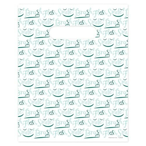Brush Floss Smile Script Dental Giveaway Bags 100-Pack: $17.83 Brush Floss Smile Script Dental Giveaway Bags 100-Pack: $17.83