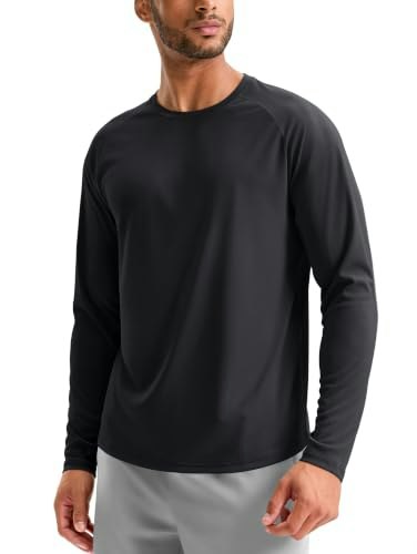 Soothfeel Men's Long Sleeve Quick-Dry Athletic Shirt: $9.85