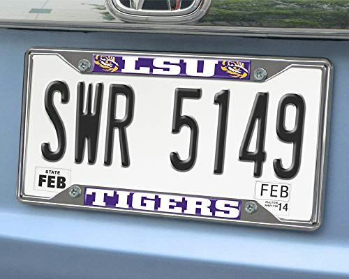 LSU Tigers Chrome License Plate Frame: $14.20 LSU Tigers Chrome License Plate Frame: $14.20